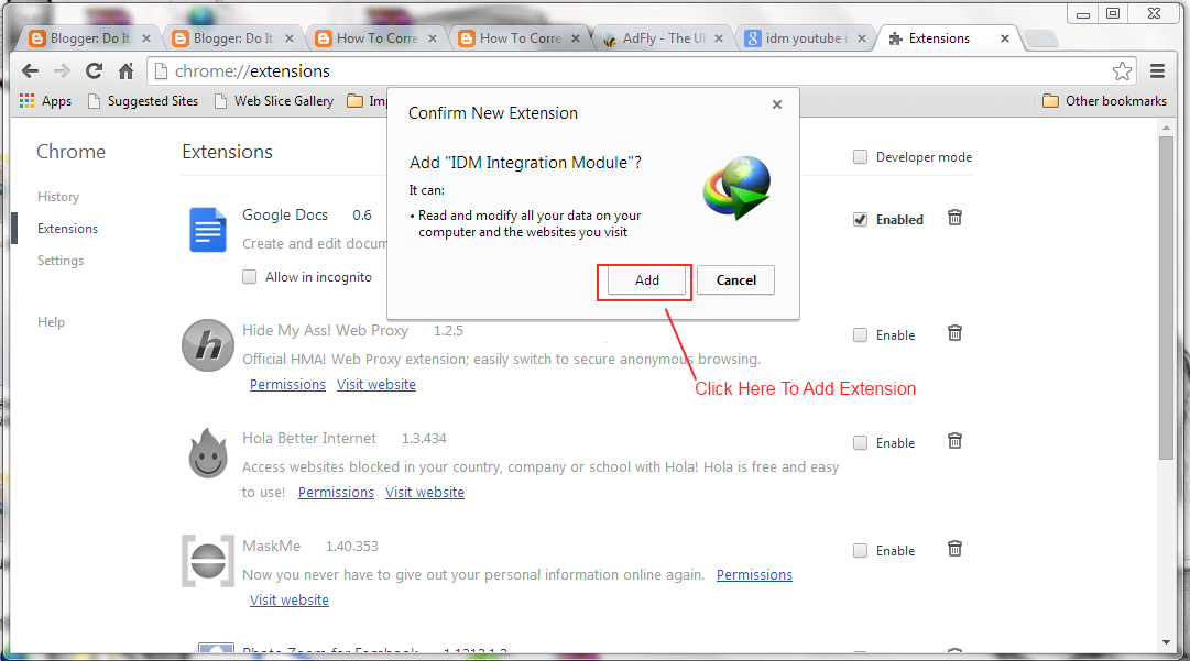 How to Fix Google Chrome Youtube Video IDM Integration ...