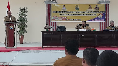 Pemda Buol Lounching Sle-RTLH Untuk Target Pembangunan Rumah Layak Huni 