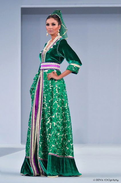 caftan vert 2013 . les caftan 2013 