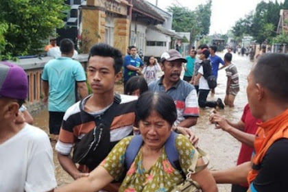 Banjir kembali terjang 2 desa di Probolinggo,warga menangis histeris 