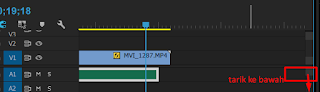 cara atur audio atau suara di adobe premiere pro menggunakan keyframe di timeline