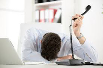 lazy-workshy-fatigue-tiredness-office phones