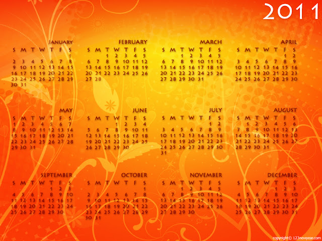 Email forward - CALENDAR-2011... NICE WALLPAPERS