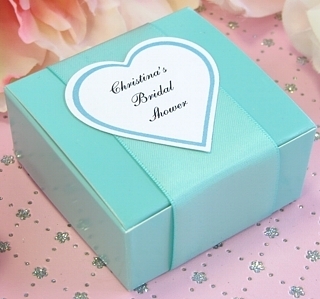 Aqua Favor Boxes