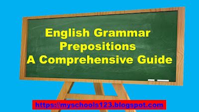 English Grammar Prepositions A Comprehensive Guide