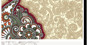 Corner Batik Format CorelDRAW