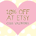 10% off at Etsy!