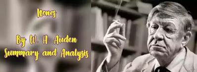 Auden in the Poem Nones says that people hardly remembers the significance of Christ's crucification. Sinful man no longer follows the teachings of Christ, nor remembers that he died for his sake. He tries to restore order in his disordered world, but such an order can come about only by chance.