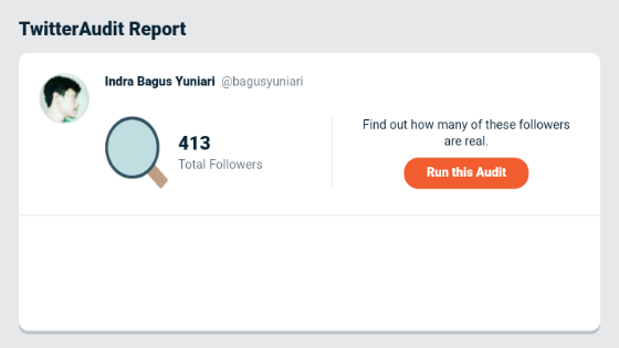 Cek Followers Twitter Dengan Twitter Audit