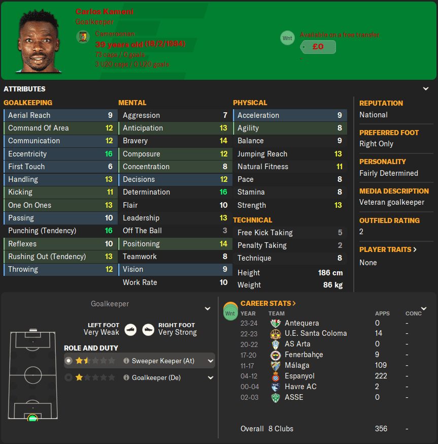 FM24 Carlos Kameni