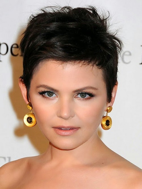 2014 black short hairstyles for round faces