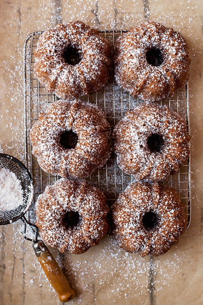 Mini Vegan Coconut-Lemon Bundt Cake