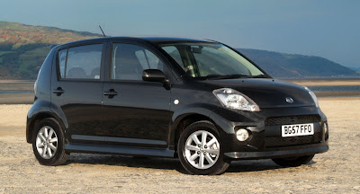 Daihatsu Sirion Black Car  