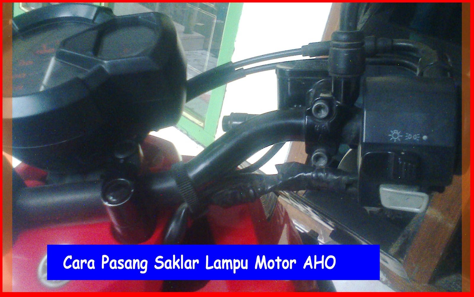 Cara Pasang Saklar Lampu Motor Beat Mio CB150R Dan Vixion