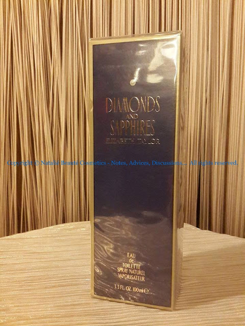 DIAMONDS AND SAPPHIRES by ELIZABETH TAYLOR PERSONAL PERFUME REVIEW AND PHOTOS BY NATALIE BEAUTE