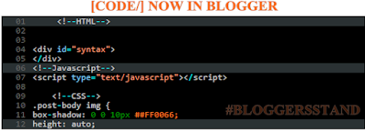 highlighted rows in syntax highlighter in blogger