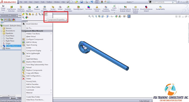 changing part configuration in solidworks assembly
