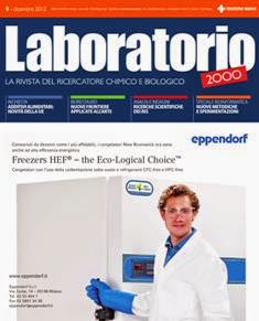 Laboratorio 2000 2012-09 - Dicembre 2012 | ISSN 1120-8376 | TRUE PDF | Mensile | Professionisti | Chimica | Biologia | Software | Ricerca
Gli argomenti di Laboratorio 2000 e dei suoi supplementi coprono tutto quanto riguarda la professionalità degli operatori del settore: strumenti, attrezzature, tecniche analitiche, software, legislazione, ricerche e offerte di lavoro, sicurezza ecc.. Troviamo inoltre articoli riguardanti il laboratorio e l'utilizzo di tecniche analitiche in campo Ambientale, Alimentare, Farmaceutico, Cosmetico, Clinico, Metallurgico, delle Materie Plastiche, dei Materiali e altri settori industriali.