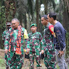 Pati Ahli lll Mabes TNI, Mayjen TNI Ramses Lumban Tobing.ST, melakukan kunjungan ke Lokasi TMMD ke 113 Tahun 2022