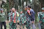 Pati Ahli lll Mabes TNI, Mayjen TNI Ramses Lumban Tobing.ST, melakukan kunjungan ke Lokasi TMMD ke 113 Tahun 2022