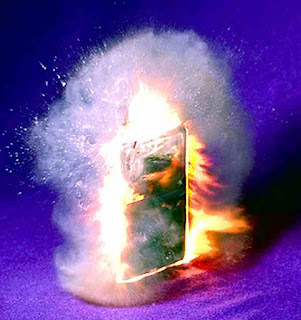 Phone exploding