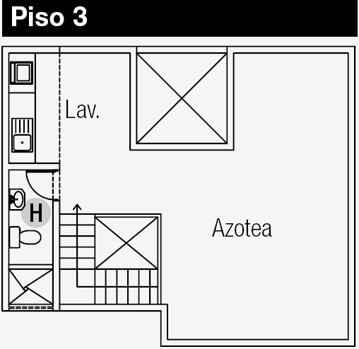 PLANOS DE MINIDEPARTAMENTO DE 3 PISOS EN TERRENO DE 48M2 by planosdecasas.blogspot.com