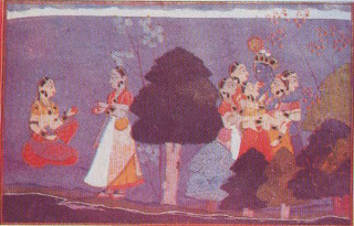 Krishna with gopis