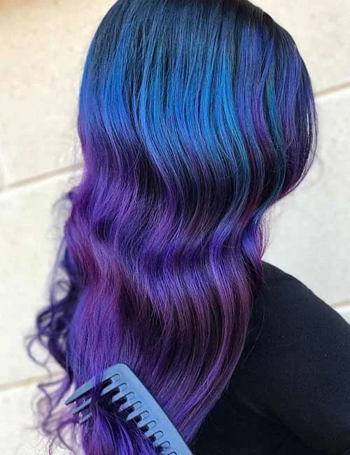 Mermaid Hair Color Idea - Purple Depths