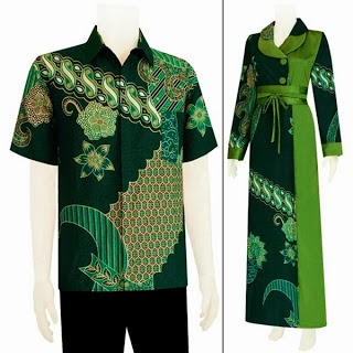 baju gamis batik sarimbit muslim