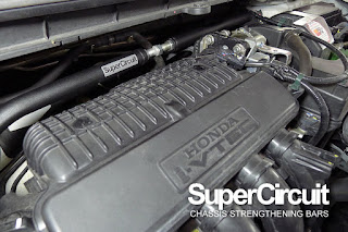 SUPERCIRCUIT Front Strut Bar/ Front Tower Bar made for the 6th generation Honda City GM6.