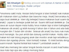 Kisah Suami Dayus Tengking Isteri Viral