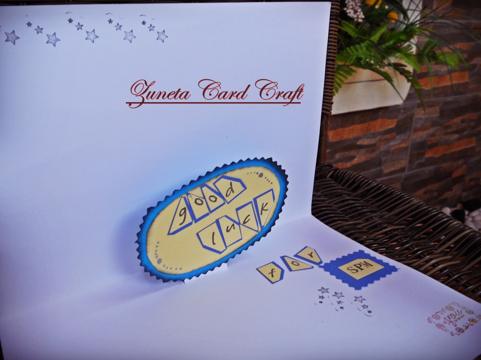 KAD 060 - GOOD LUCK  Zuneta Card Craft