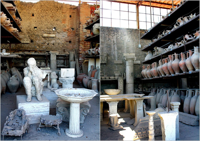 Pompeje, muzeum, View of Pompeii, Adam Mickiewicz w Pompejach, Adam Mickiewicz in Pompeii
