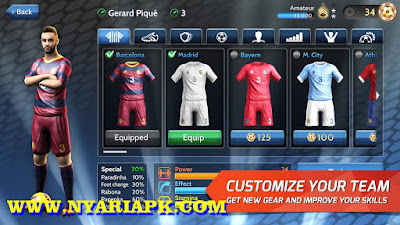 Download Final kick: Online Football Apk v4.4 + Data Mod Unlimited Money
