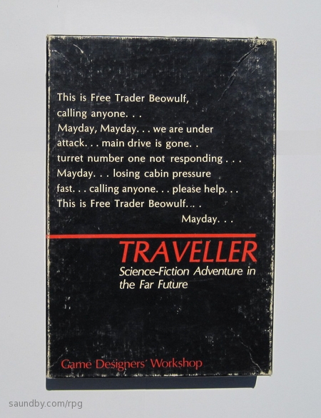 1977 Traveller RPG Game Box