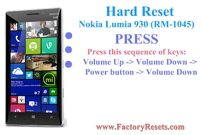 hard Reset Nokia  930