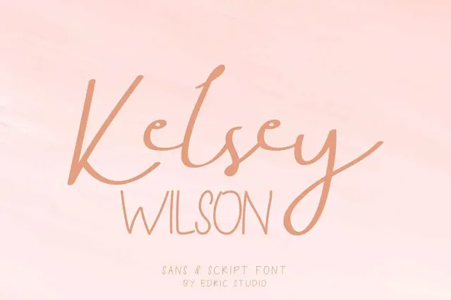 Kelsey Wilson Font Duo