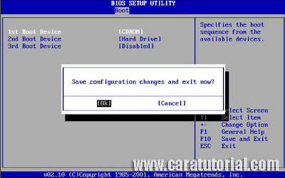 Cara Tutorial Setting BIOS Agar Booting dari CD/DVD ROM