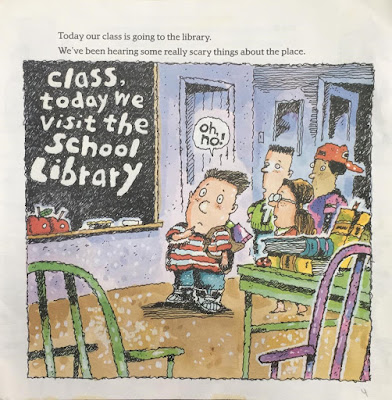 Class today we visit the school library