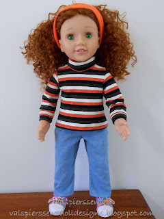 Australian Girl Doll in her new skivvy