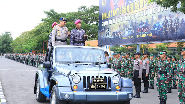 Kalemdiklat Polri Hadiri Penutupan Diklat Integrasi Kampus Kebangsaan TNI dan Polri TA 2022