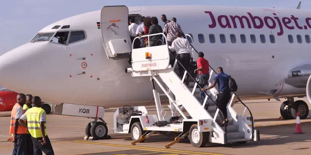 Jambojet at Mombasa international . PHOTO | NMG