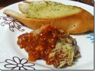 like eggplant parmigiana with garlic toast, by by 240baon