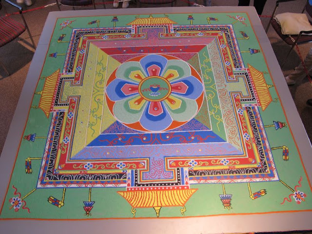 Medizin Buddha, Sandmandala, Bad Dürrheim DE,