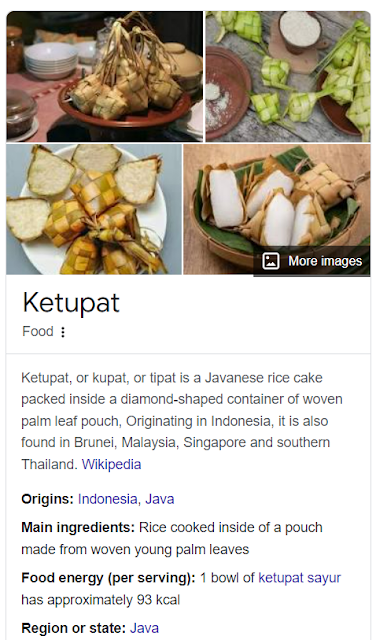 Ketupat or Katupek