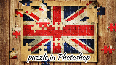 How to make a puzzle , Photoshop tutorial 