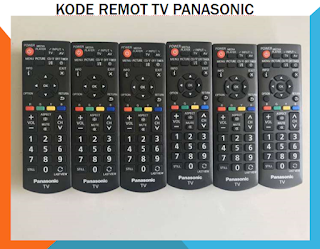 Kode Remot TV Panasonic Semua Tipe
