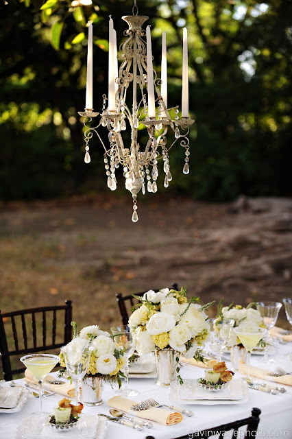 yellow and grey wedding centerpieces