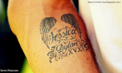 Kevin Pietersen arm tattoo