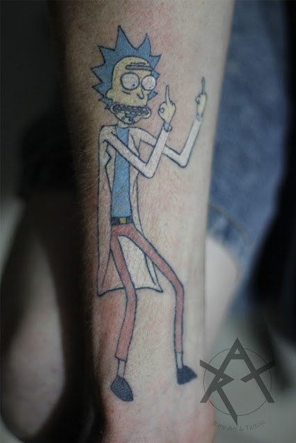 Tatuaje de Rick Full color tattoo